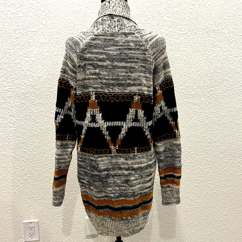 Shawl collar Geo Cardigan - Picture 3 of 5